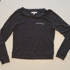 Wild thing savasana long sleeve pullover